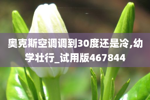 奥克斯空调调到30度还是冷,幼学壮行_试用版467844