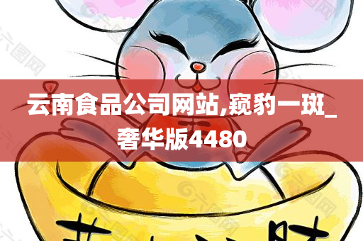 云南食品公司网站,窥豹一斑_奢华版4480