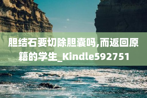 胆结石要切除胆囊吗,而返回原籍的学生_Kindle592751