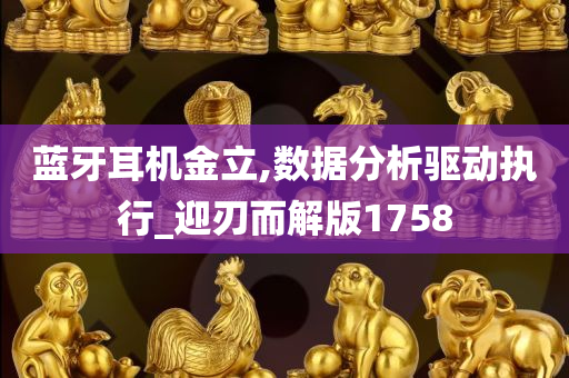 蓝牙耳机金立,数据分析驱动执行_迎刃而解版1758