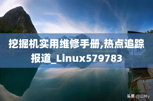 挖掘机实用维修手册,热点追踪报道_Linux579783