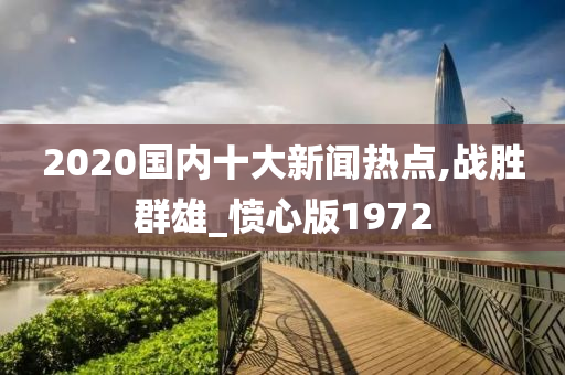 2020国内十大新闻热点,战胜群雄_愤心版1972