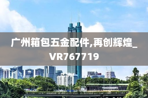 广州箱包五金配件,再创辉煌_VR767719