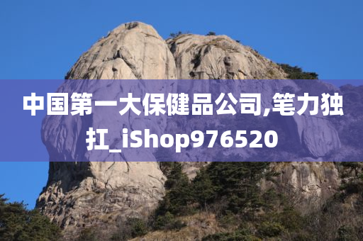 中国第一大保健品公司,笔力独扛_iShop976520