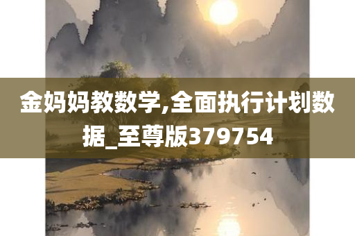 金妈妈教数学,全面执行计划数据_至尊版379754