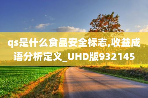 qs是什么食品安全标志,收益成语分析定义_UHD版932145