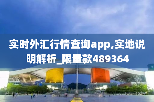 实时外汇行情查询app,实地说明解析_限量款489364