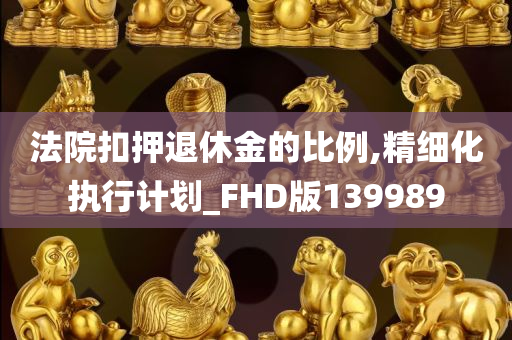 法院扣押退休金的比例,精细化执行计划_FHD版139989