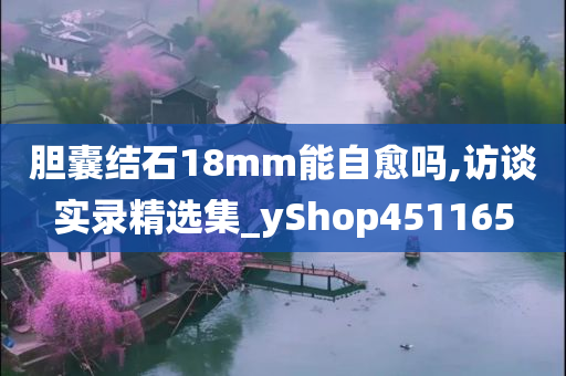 胆囊结石18mm能自愈吗,访谈实录精选集_yShop451165