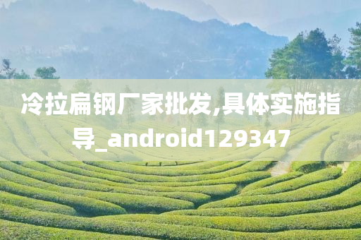 冷拉扁钢厂家批发,具体实施指导_android129347