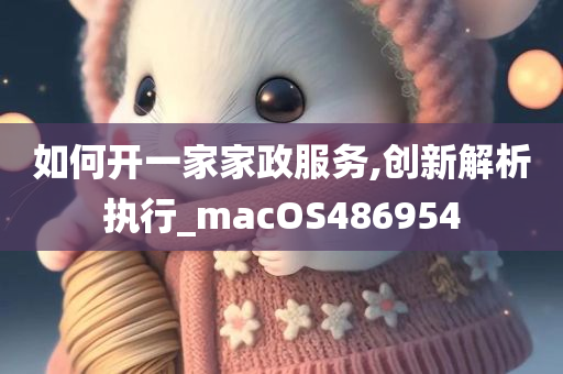 如何开一家家政服务,创新解析执行_macOS486954