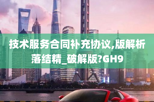 技术服务合同补充协议,版解析落结精_破解版?GH9