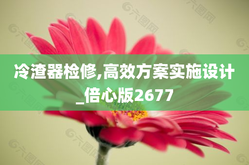 冷渣器检修,高效方案实施设计_倍心版2677