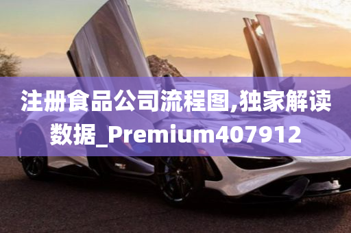 注册食品公司流程图,独家解读数据_Premium407912