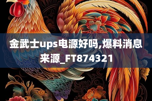 金武士ups电源好吗,爆料消息来源_FT874321