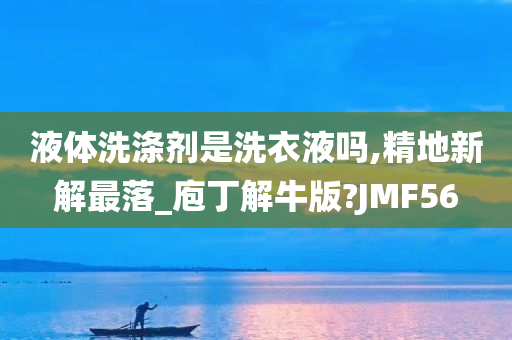 液体洗涤剂是洗衣液吗,精地新解最落_庖丁解牛版?JMF56