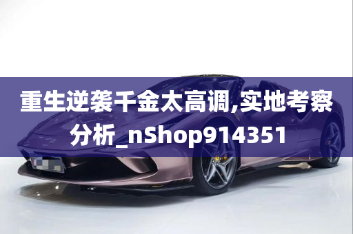 重生逆袭千金太高调,实地考察分析_nShop914351