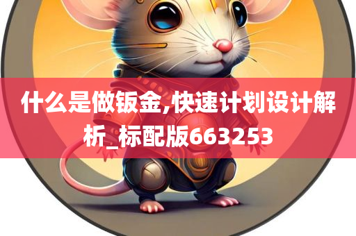 什么是做钣金,快速计划设计解析_标配版663253