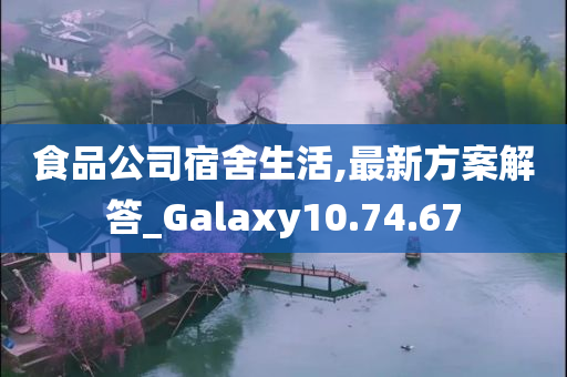 食品公司宿舍生活,最新方案解答_Galaxy10.74.67