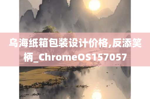 乌海纸箱包装设计价格,反添笑柄_ChromeOS157057