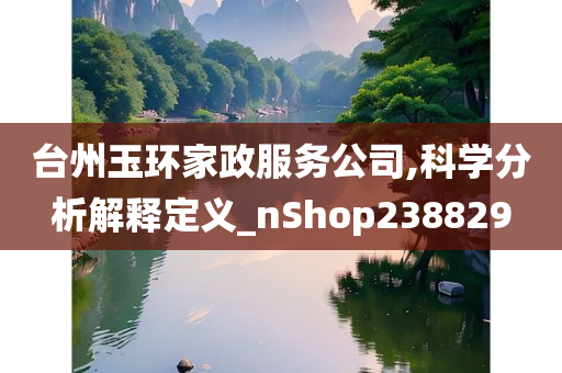 台州玉环家政服务公司,科学分析解释定义_nShop238829