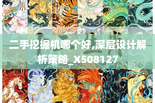 二手挖掘机哪个好,深层设计解析策略_X508127