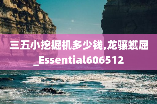 三五小挖掘机多少钱,龙骧蠖屈_Essential606512