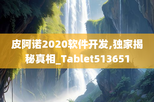 皮阿诺2020软件开发,独家揭秘真相_Tablet513651