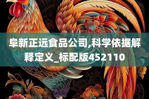 阜新正远食品公司,科学依据解释定义_标配版452110