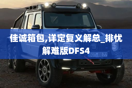 佳诚箱包,详定复义解总_排忧解难版DFS4