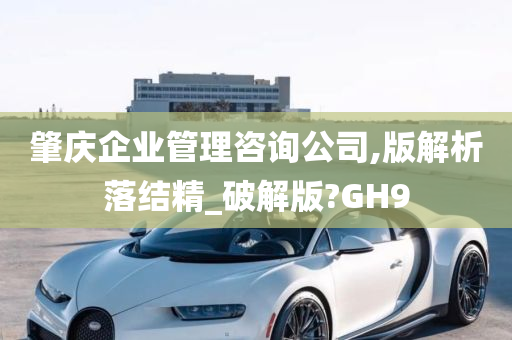 肇庆企业管理咨询公司,版解析落结精_破解版?GH9