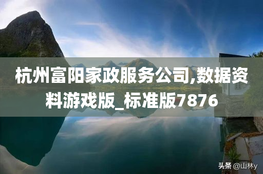 杭州富阳家政服务公司,数据资料游戏版_标准版7876