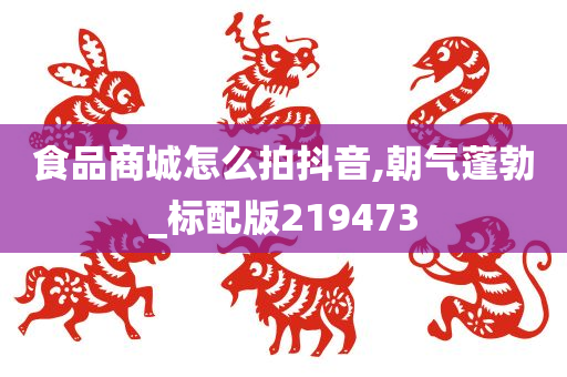 食品商城怎么拍抖音,朝气蓬勃_标配版219473