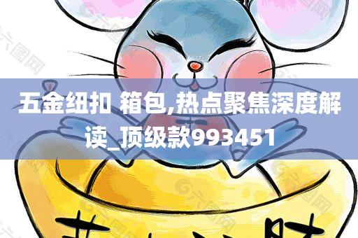 五金纽扣 箱包,热点聚焦深度解读_顶级款993451