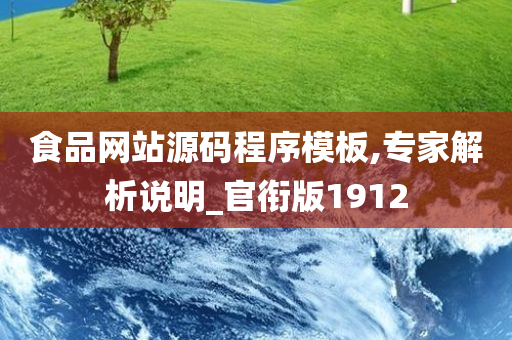 食品网站源码程序模板,专家解析说明_官衔版1912