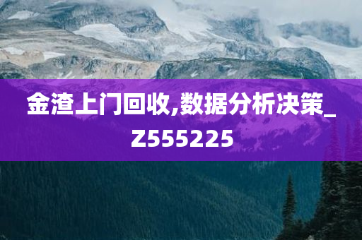 金渣上门回收,数据分析决策_Z555225