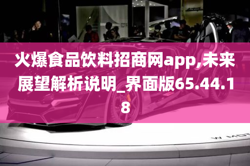 火爆食品饮料招商网app,未来展望解析说明_界面版65.44.18