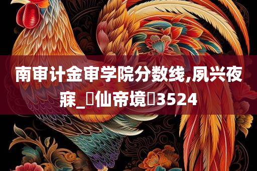 南审计金审学院分数线,夙兴夜寐_‌仙帝境‌3524