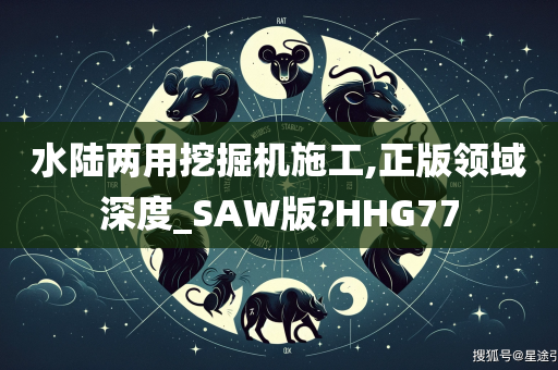 水陆两用挖掘机施工,正版领域深度_SAW版?HHG77