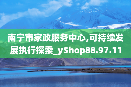 南宁市家政服务中心,可持续发展执行探索_yShop88.97.11