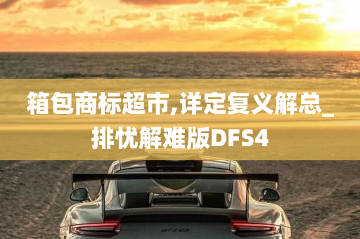 箱包商标超市,详定复义解总_排忧解难版DFS4