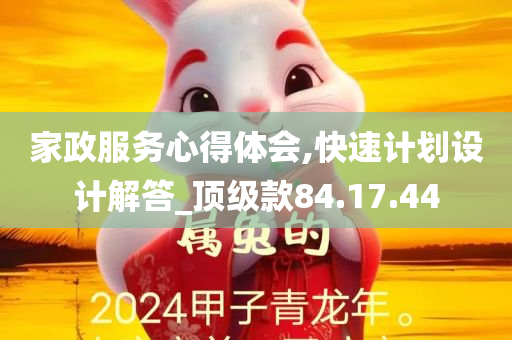 家政服务心得体会,快速计划设计解答_顶级款84.17.44