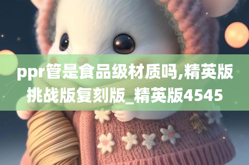 ppr管是食品级材质吗,精英版挑战版复刻版_精英版4545