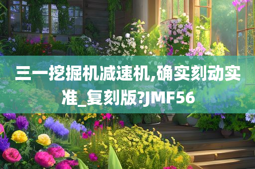 三一挖掘机减速机,确实刻动实准_复刻版?JMF56