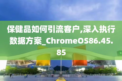 保健品如何引流客户,深入执行数据方案_ChromeOS86.45.85