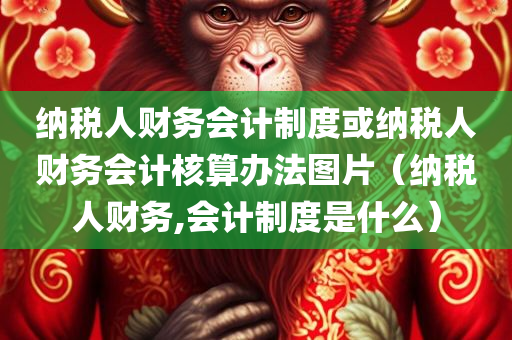 纳税人财务会计制度或纳税人财务会计核算办法图片（纳税人财务,会计制度是什么）