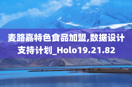 麦路嘉特色食品加盟,数据设计支持计划_Holo19.21.82