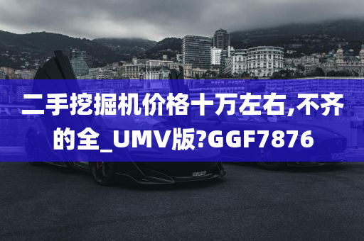 二手挖掘机价格十万左右,不齐的全_UMV版?GGF7876