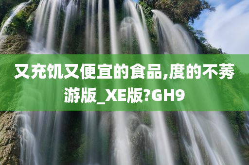 又充饥又便宜的食品,度的不莠游版_XE版?GH9