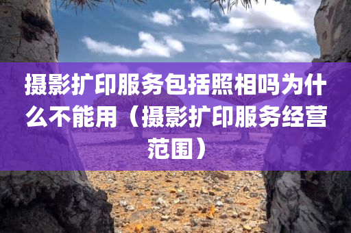 摄影扩印服务包括照相吗为什么不能用（摄影扩印服务经营范围）